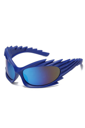 Spike Rectangle Shades Sunglasses