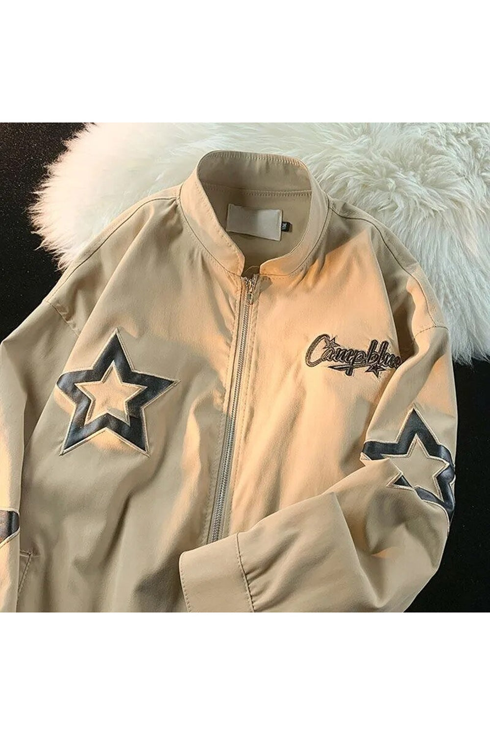 Fall Star Bomber Oversize Jacket