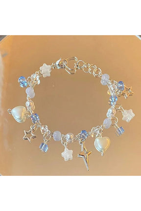 Star Bow Knot Beaded Bracelet