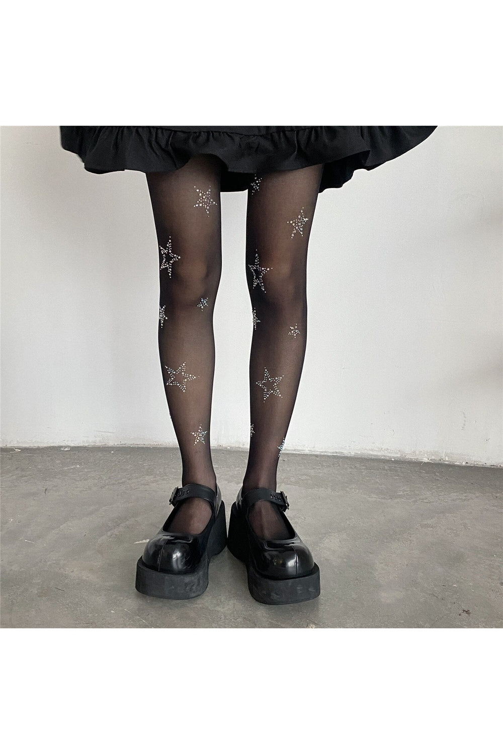 Star Diamond Kawaii Fishnet Stockings