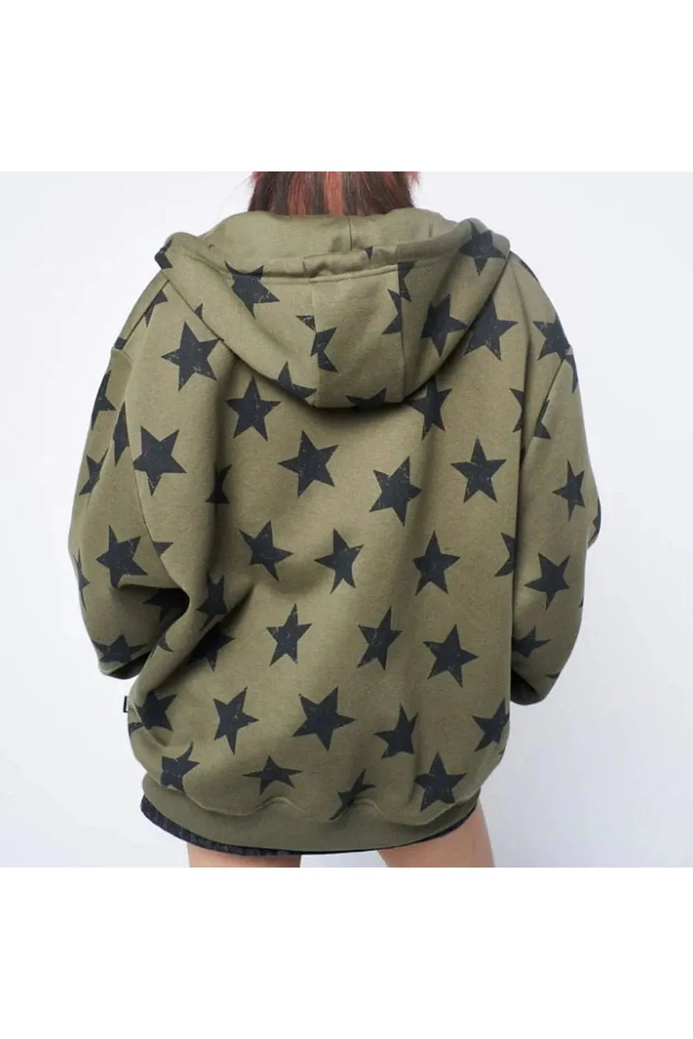 Starry sweatshirt jacket "Star Print" nz8001 cozy.