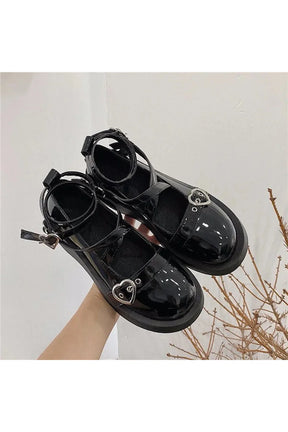 Starry Goth Platform Mary Janes Shoes