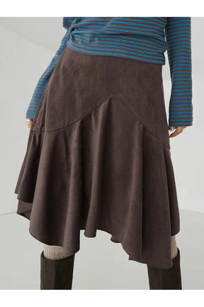 Straight Knee-Length Skirt