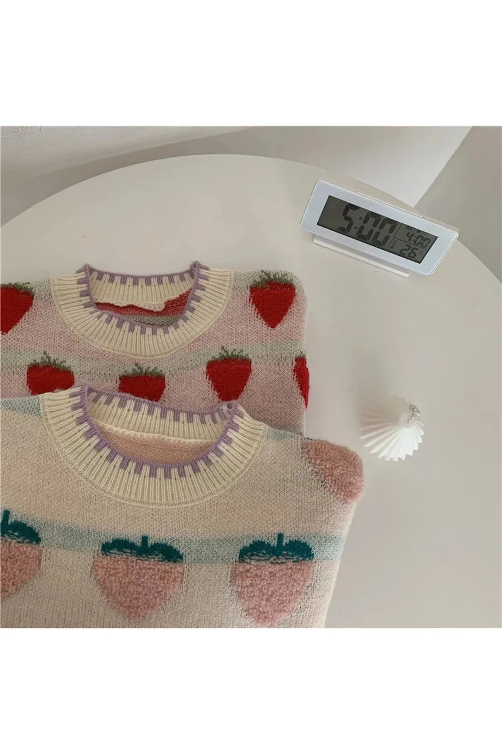 Fall Strawberry Fields Knit Sweater