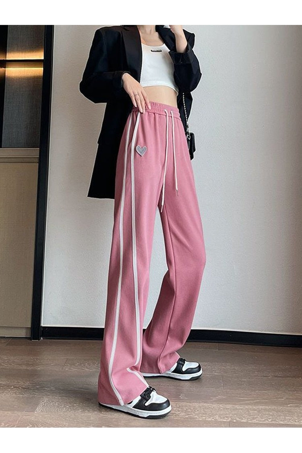 Acubi Striped Y2K Sweatpants