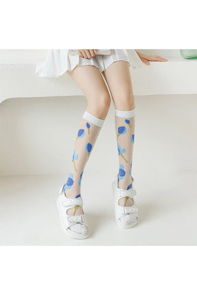 Summer Ultra-thin Nylon Long Socks