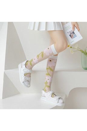 Summer Ultra-thin Nylon Long Socks