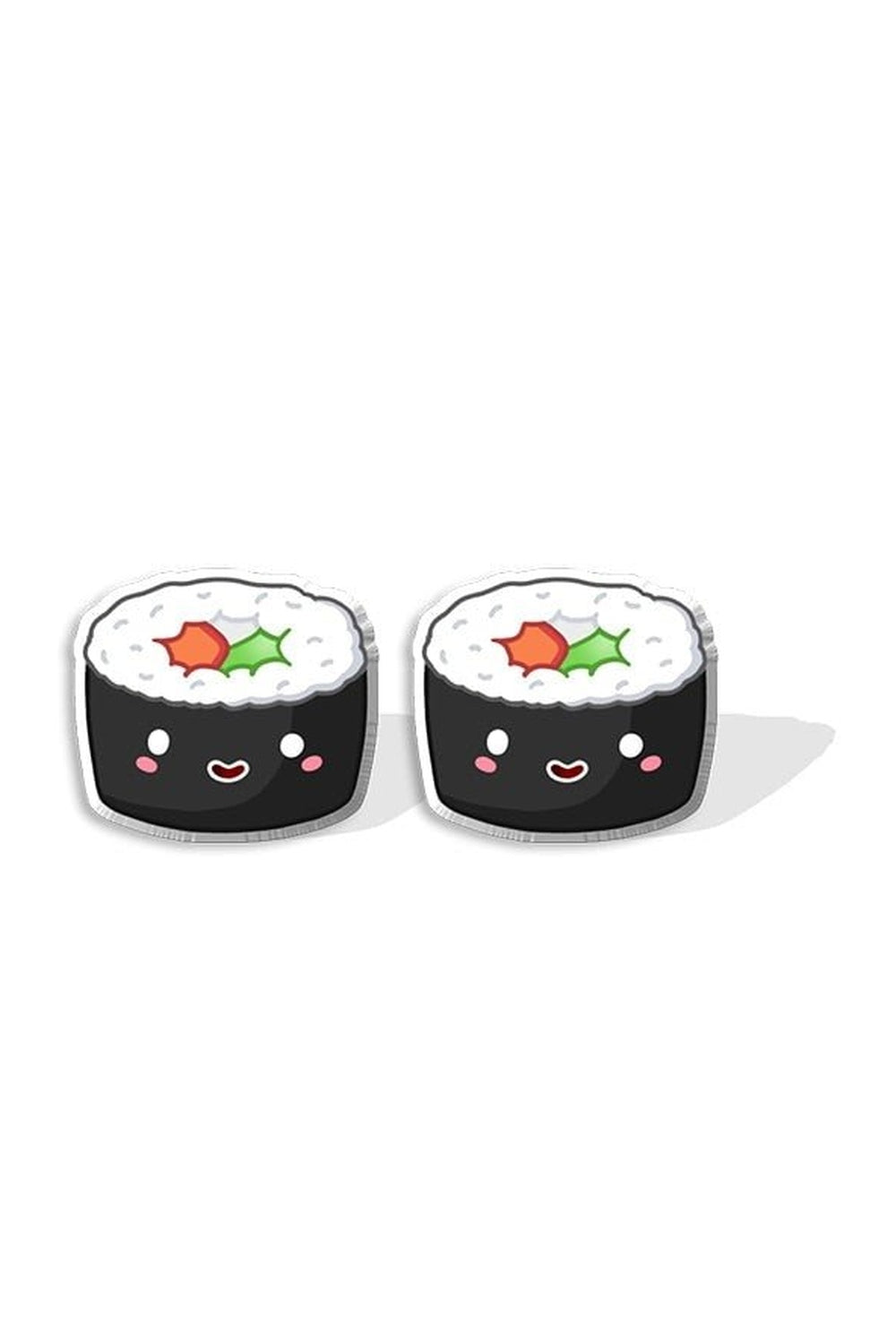 Adorable Sushi Cute Earrings variant 2, kawaii design.