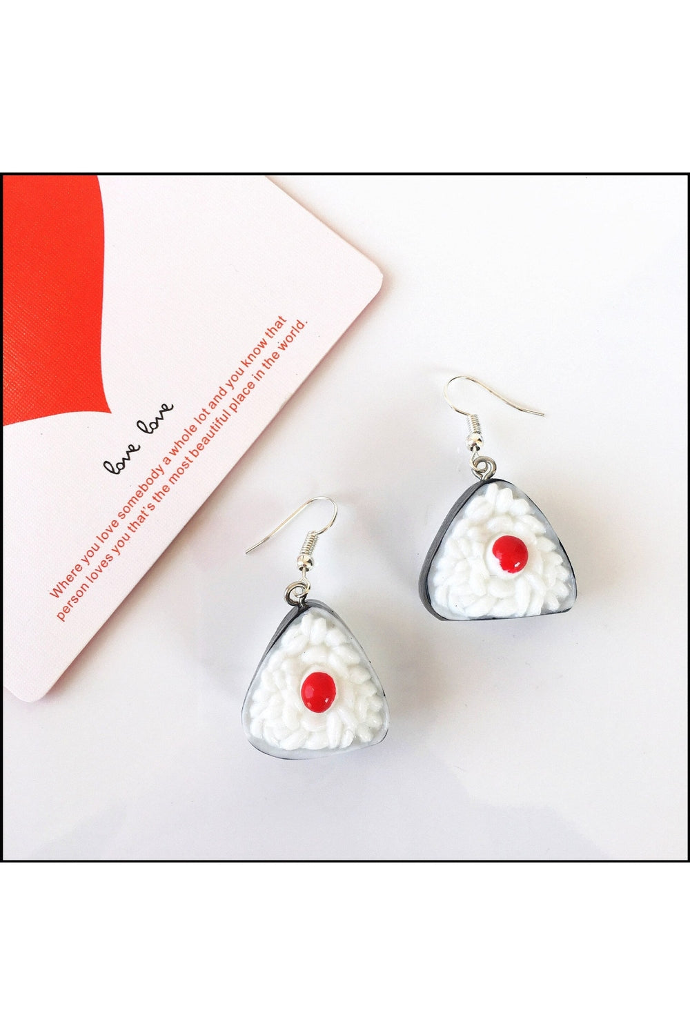 Sushi Dangle Drop Earrings