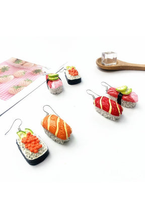 Sushi Dangle Drop Earrings