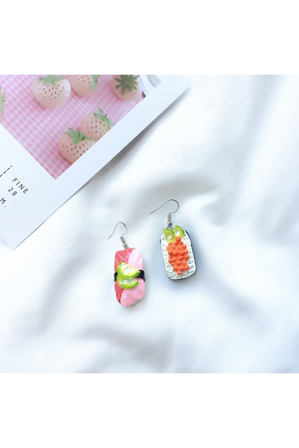 Sushi Dangle Drop Earrings