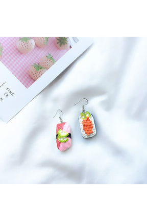 Sushi Dangle Drop Earrings