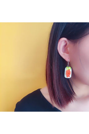 Sushi Dangle Drop Earrings