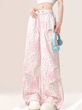 Cozy Sweet Blossom Lounge Pants in pretty pink.