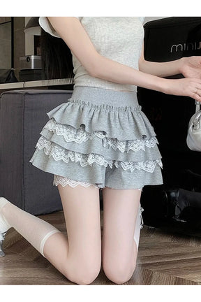 Kawaii Sweet Lace Mini Skirt