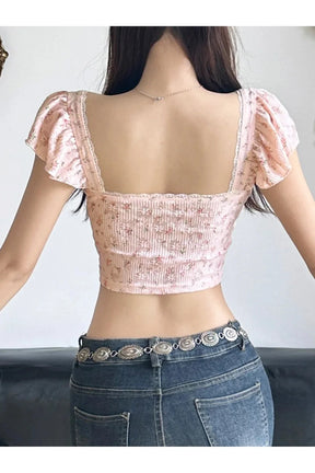 Sweetheart Floral Corset Top