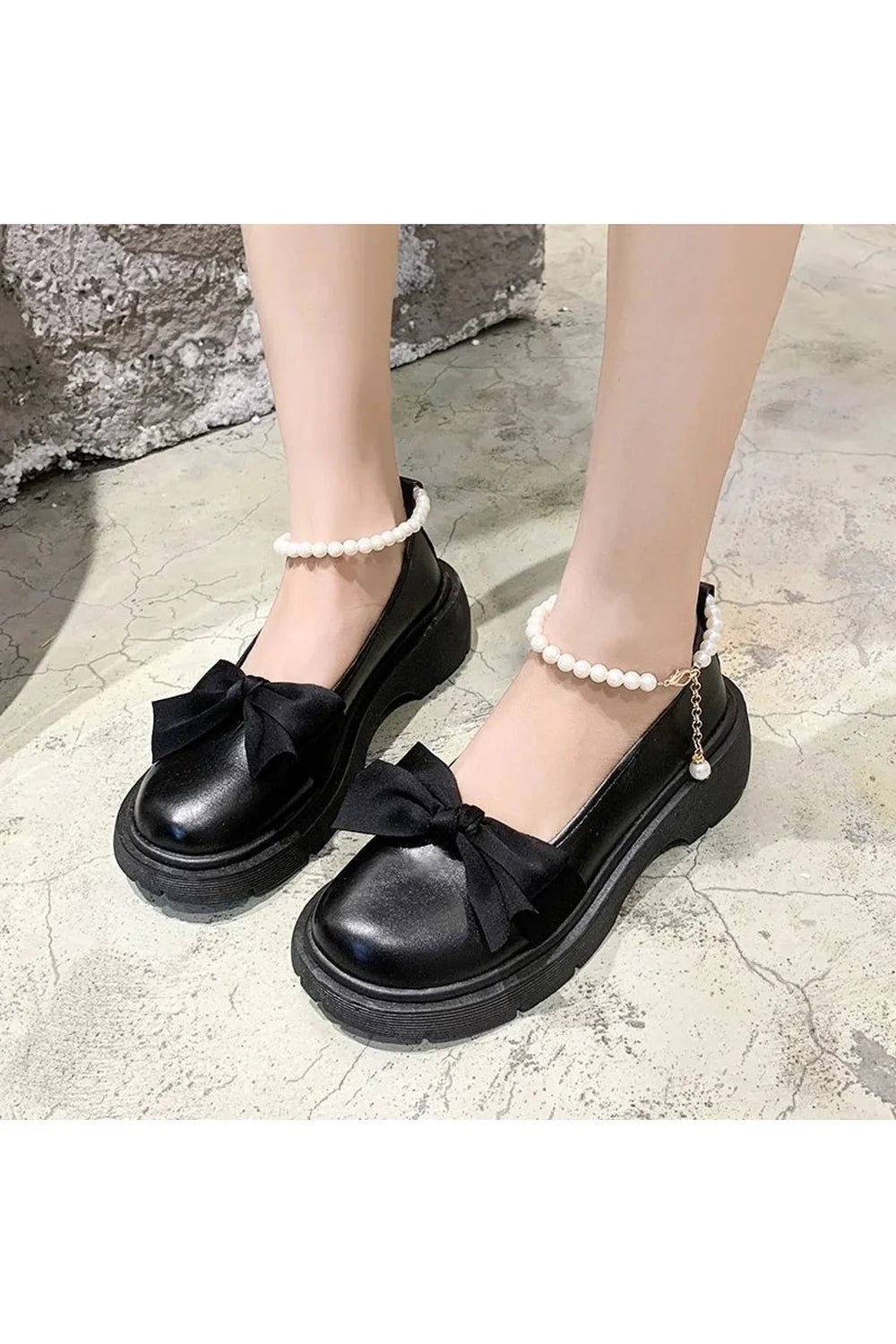 Chunky platform Lolita sandals in size 41.