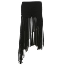 Elegant black high-low skirt for Twilight Shroud.