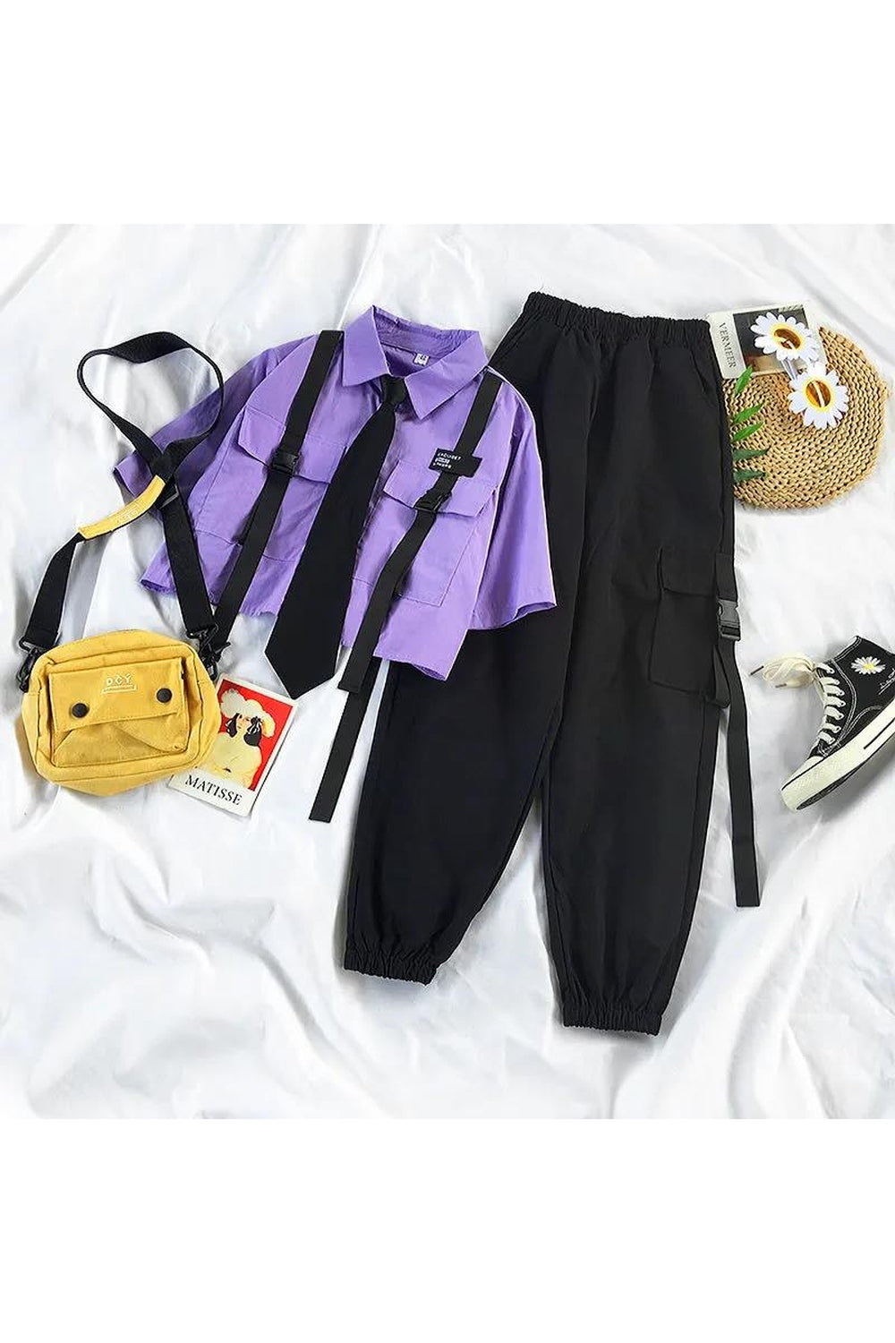 Two-piece College Style Suit Set