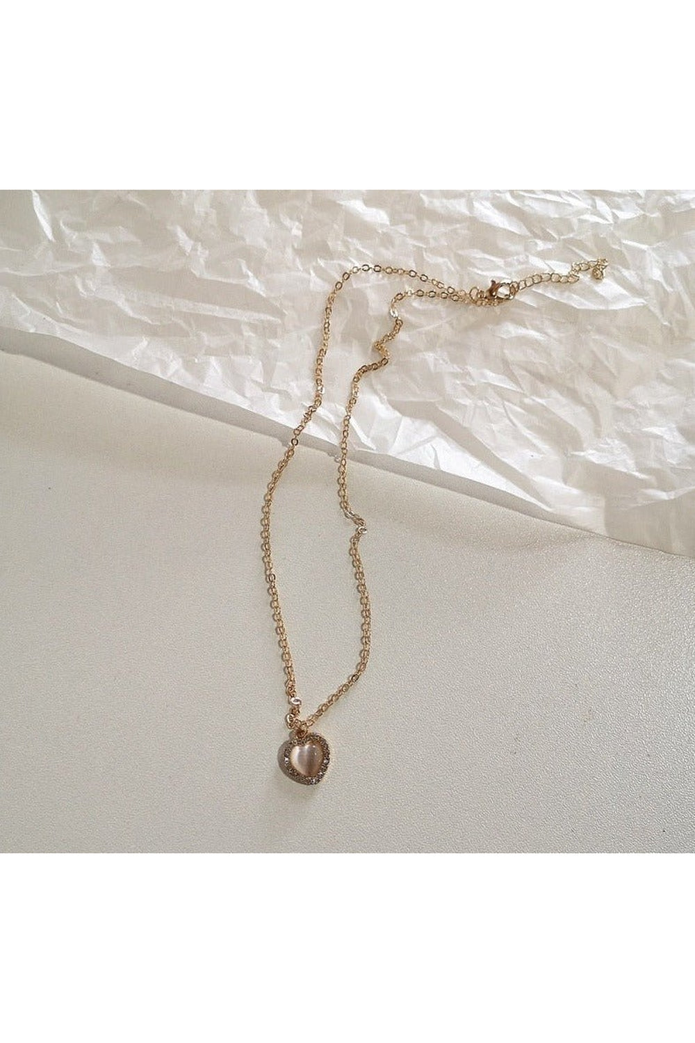 Vintage Aesthetic Love Heart Necklace