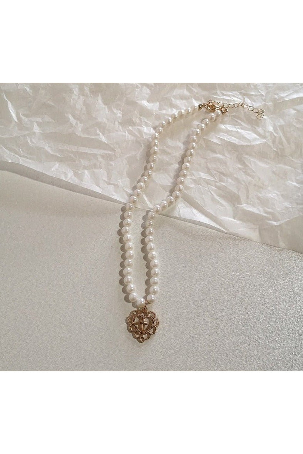 Vintage Aesthetic Love Heart Necklace