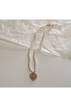 Vintage Aesthetic Love Heart Necklace