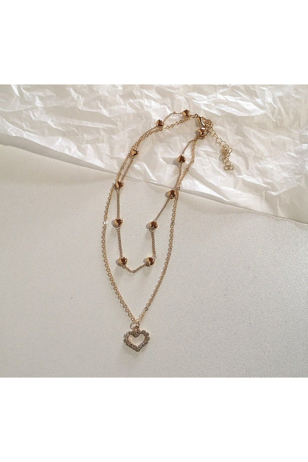 Vintage Aesthetic Love Heart Necklace