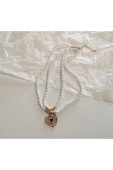 Vintage Aesthetic Love Heart Necklace