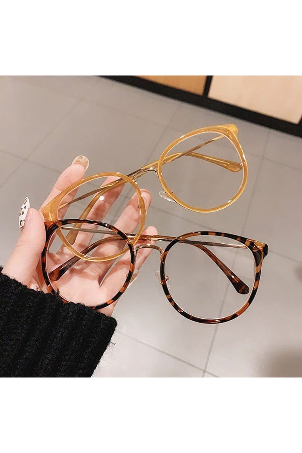 Vintage Clear Lens Glasses