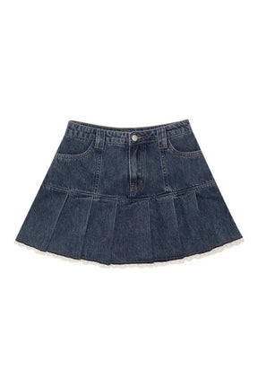 Vintage Denim Mini Skirt