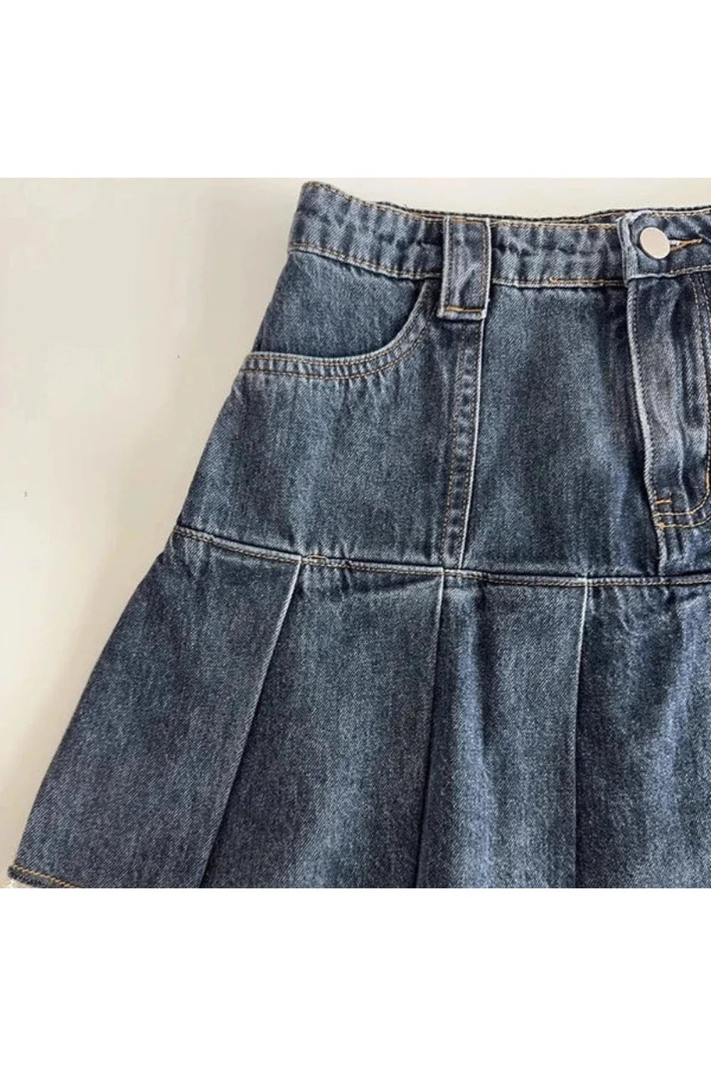 Vintage Denim Mini Skirt