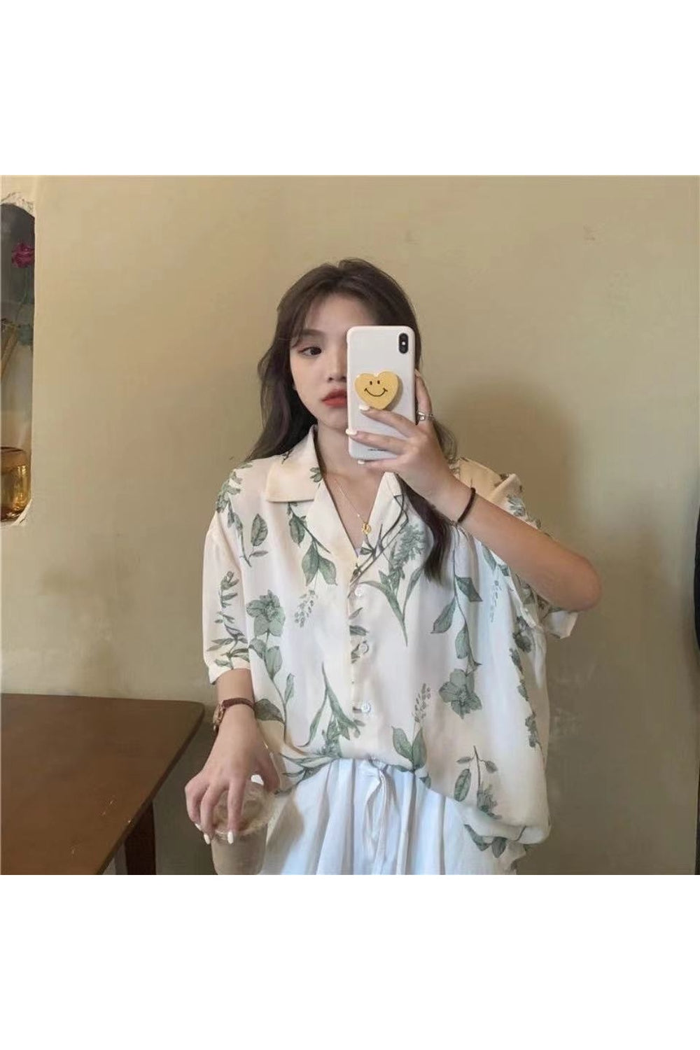 Vintage Fashion Floral Shirt