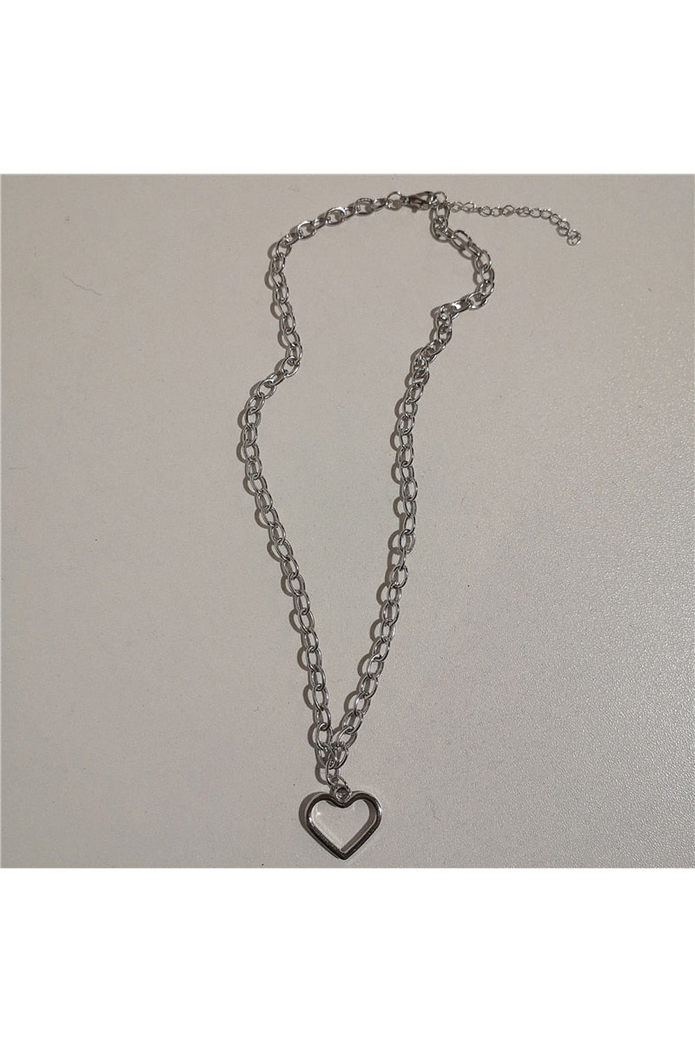 Vintage Goth Heart Chain Necklace in variant 11, timeless.