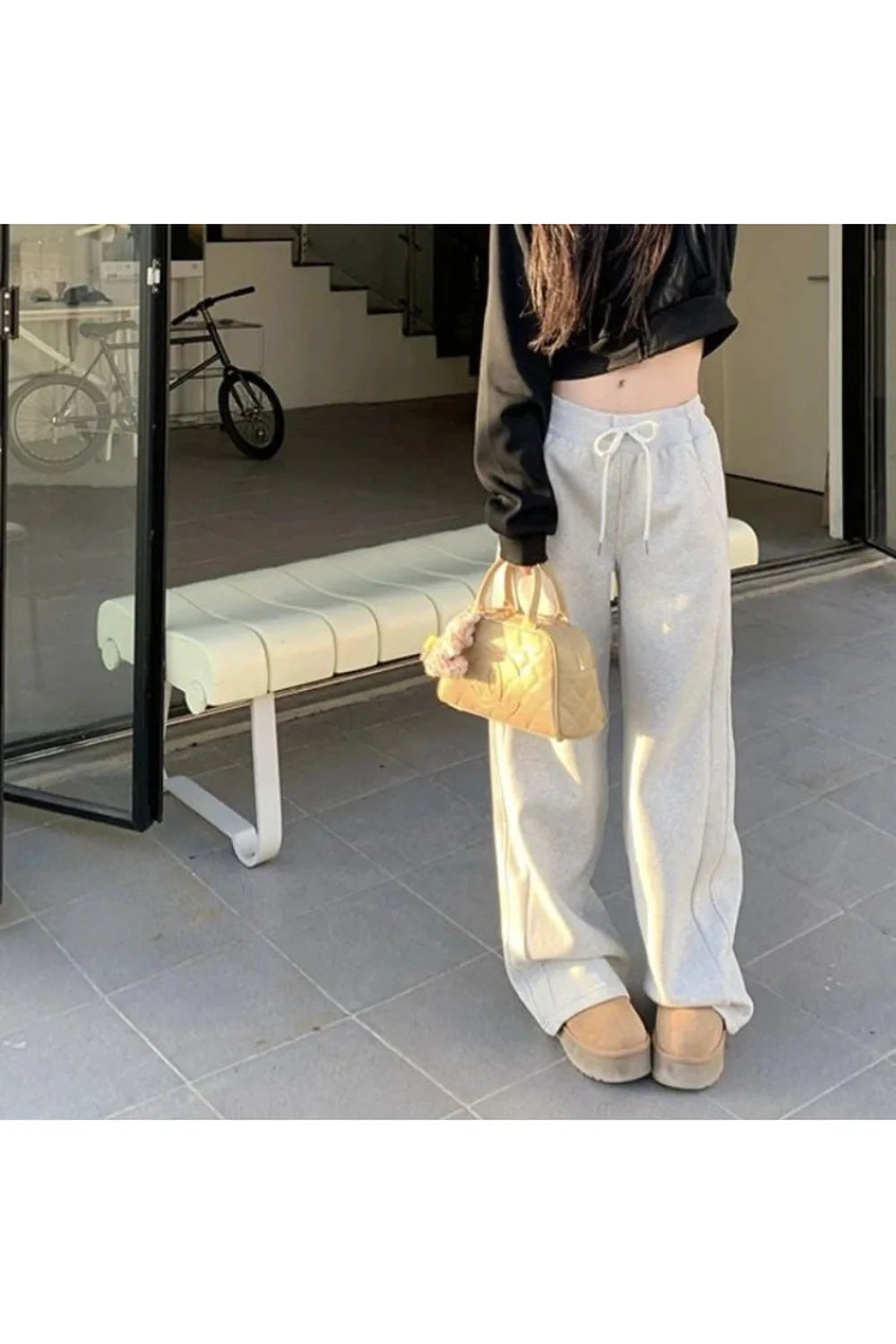 Vintage Gray Jogging Pants