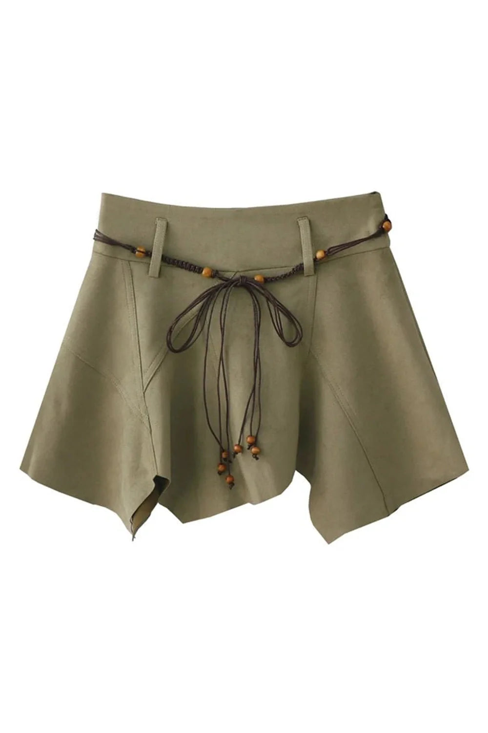 Vintage Gyaru Mini Skirt in refreshing Green hue.