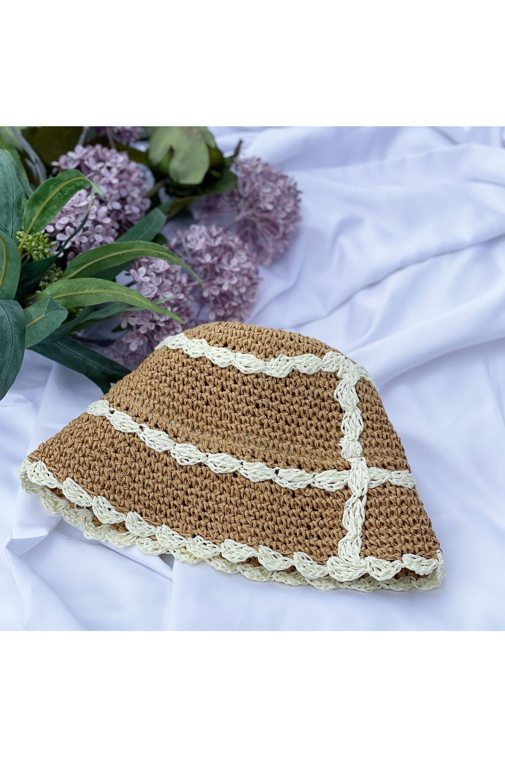 Vintage Knit Sun Hat