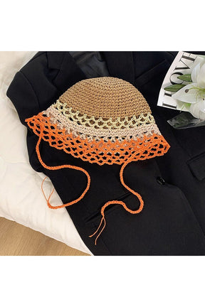 Vintage Knit Sun Hat