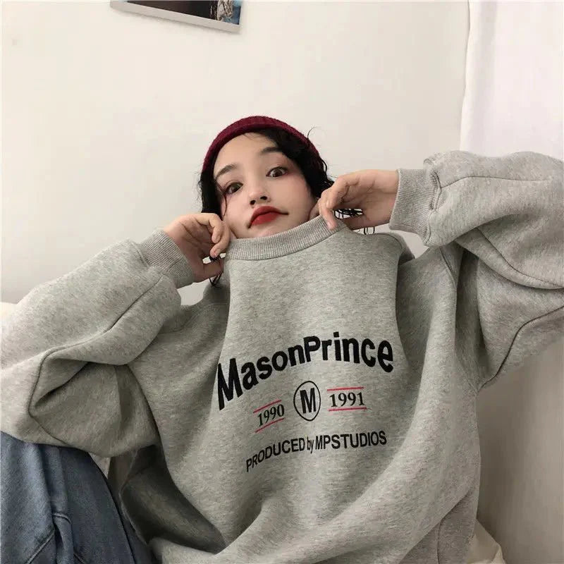 Vintage Label Graphic Sweatshirt