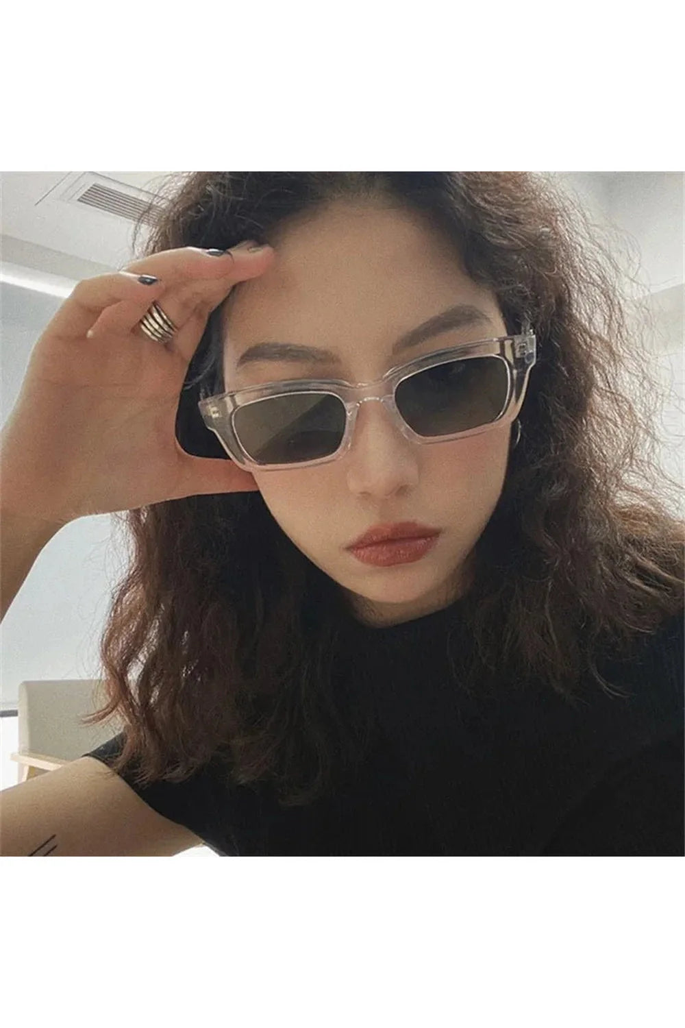 Vintage Rectangle Sunglasses