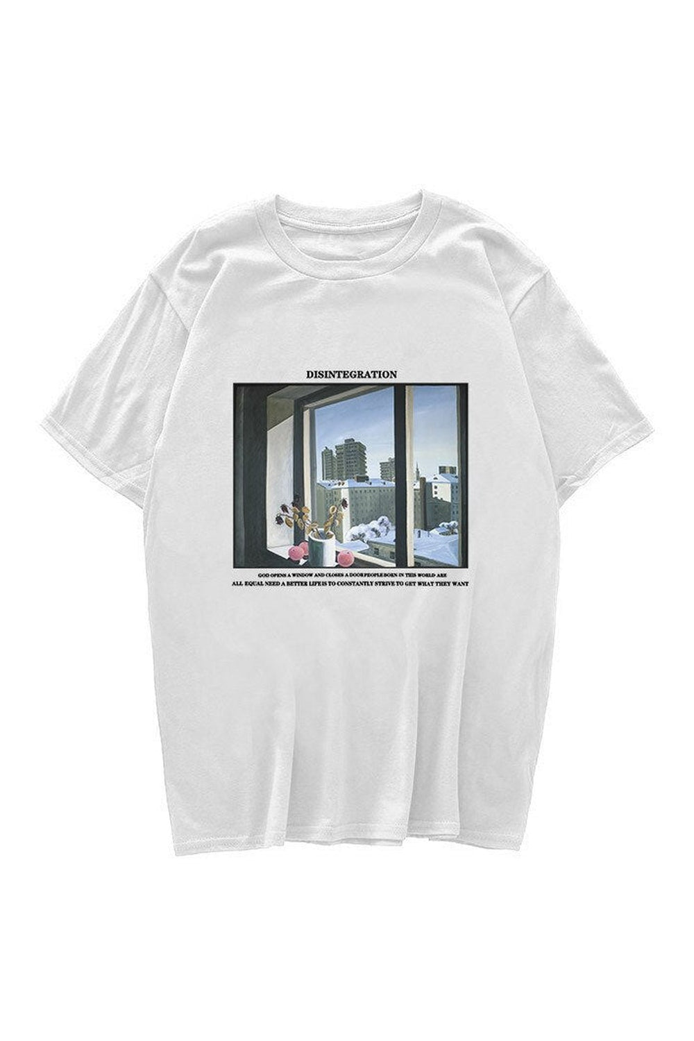 Vintage T-shirt with window print