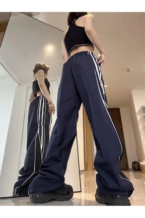 Vintage Track Pants Wide Leg