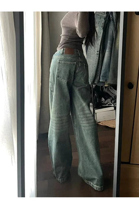 Vintage Fade Wide-Leg Jeans