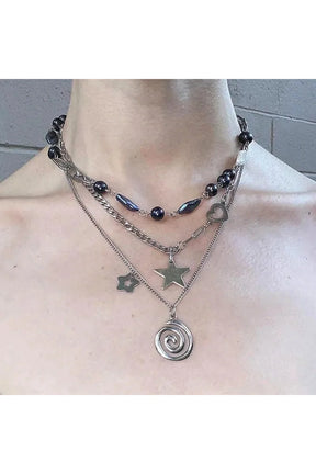 Vortex Charm Punk  Necklaces