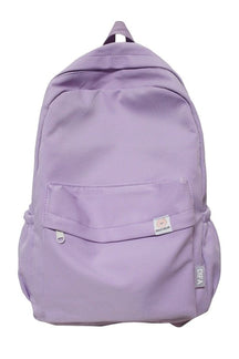 Purple 6866 waterproof nylon travel backpack for adventures.