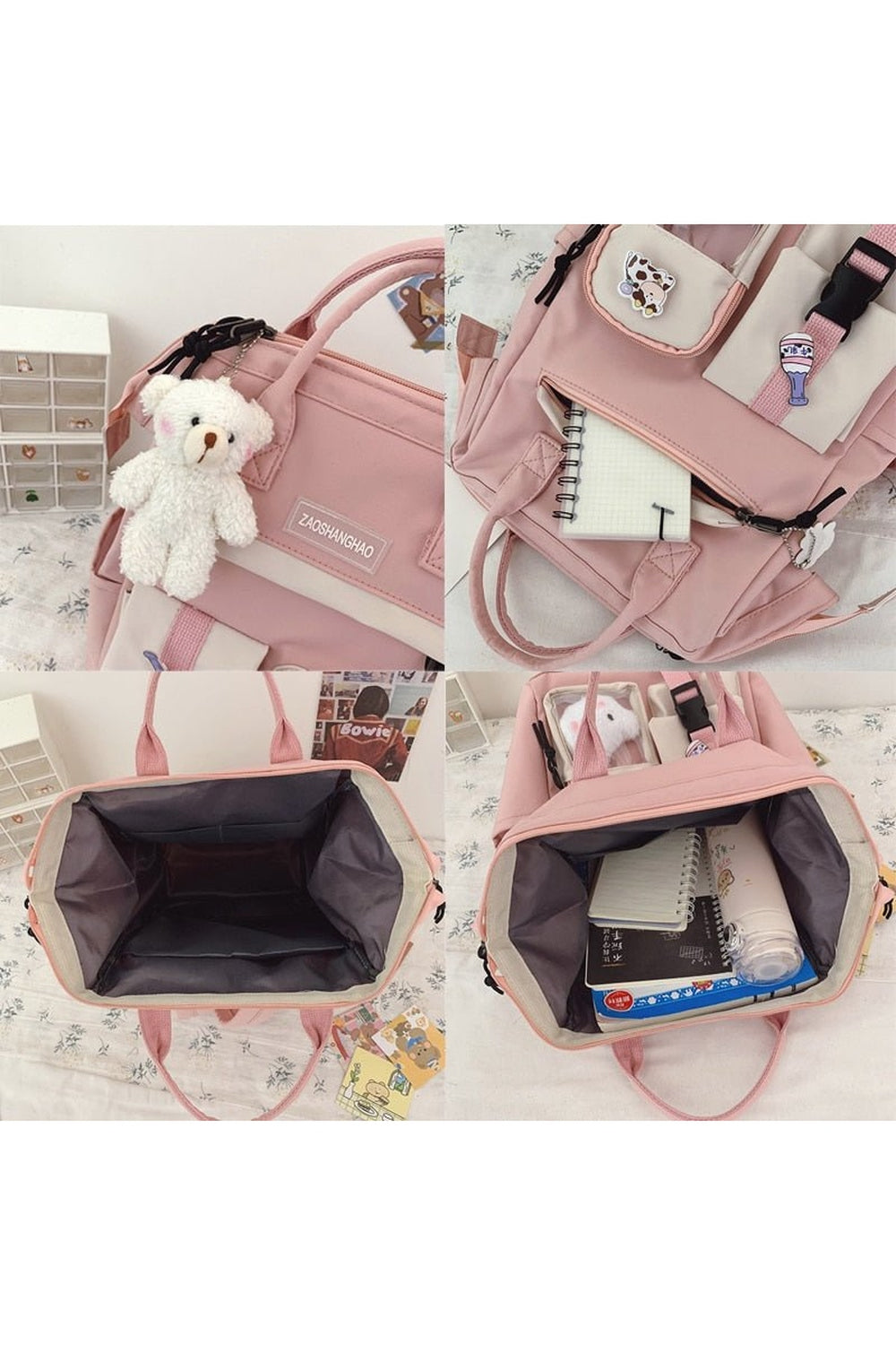 Waterproof Pastel Colors Cute Backpack