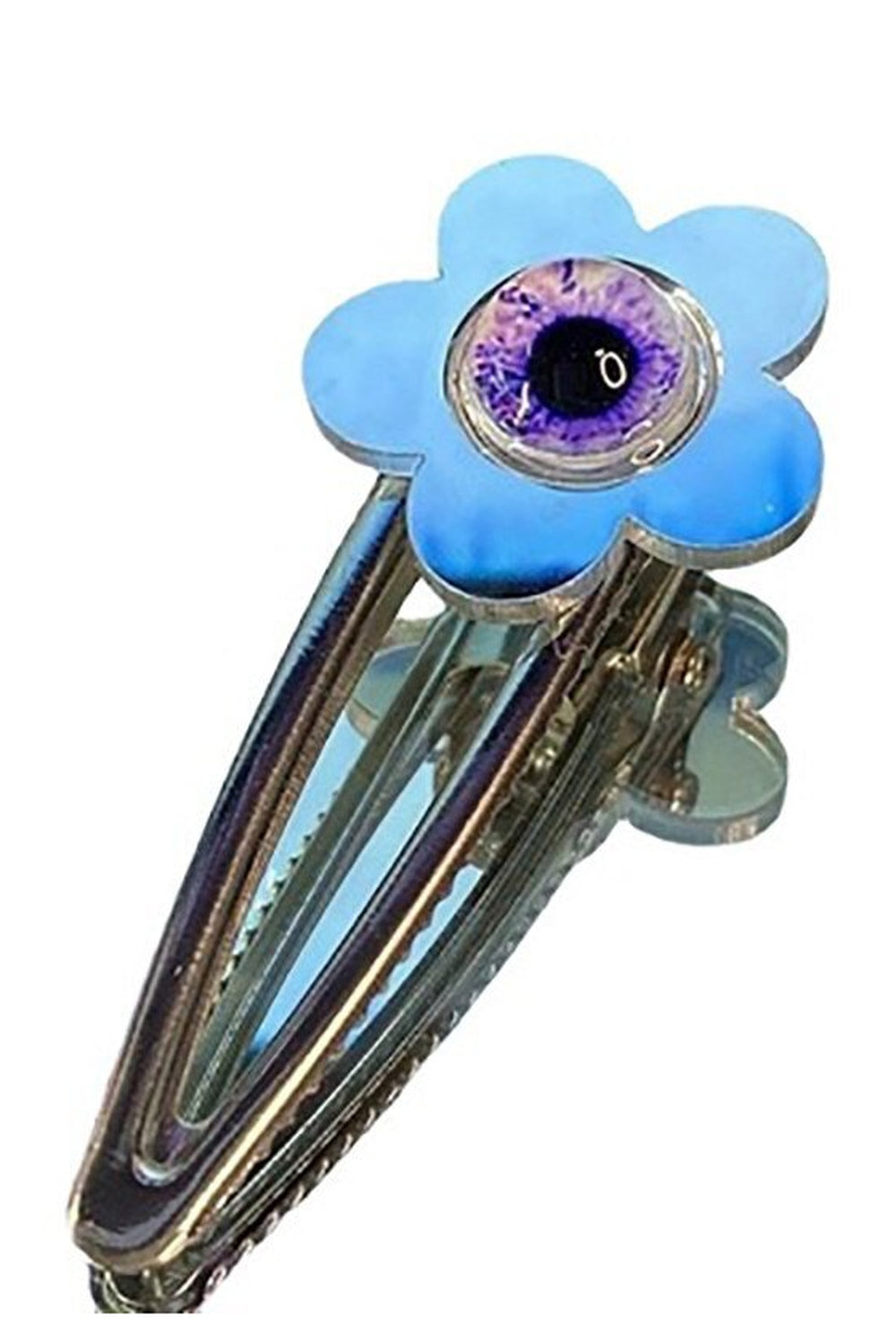 Weirdcore Acrylic Eyes Flower Hair Clip