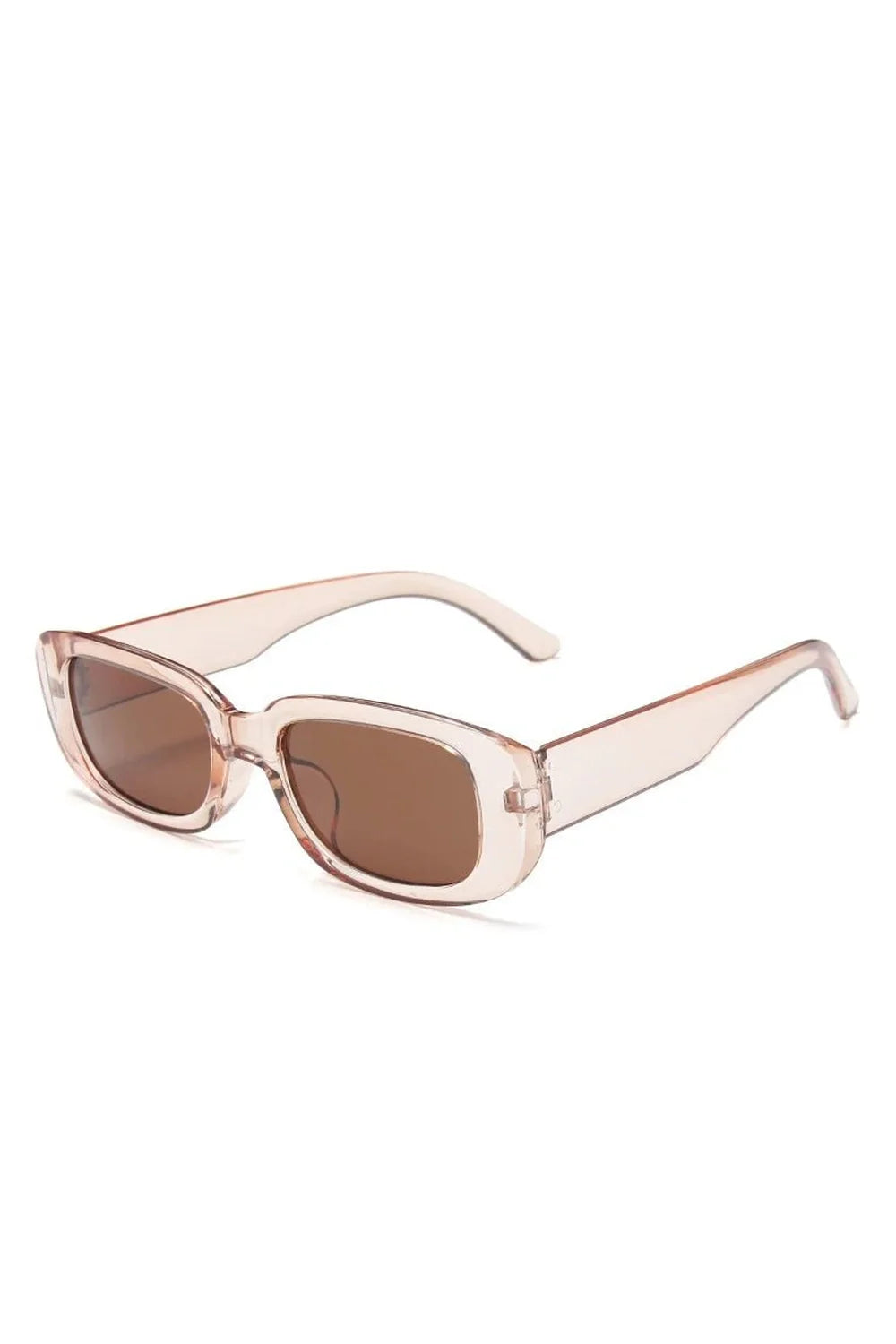 White Rectangular Sunglasses