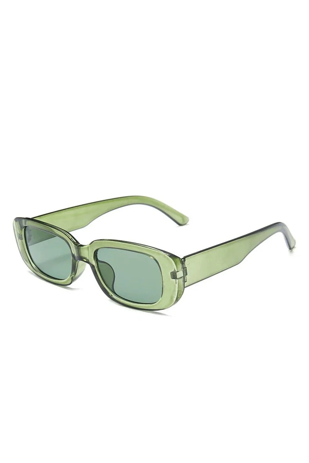 White Rectangular Sunglasses