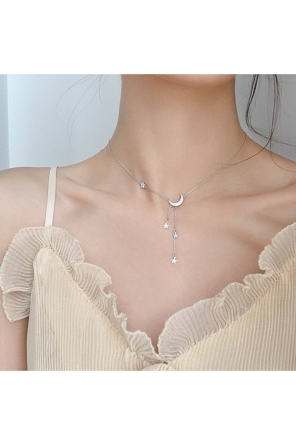 Wishing Star Collarbone Necklace