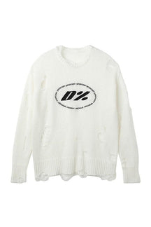 Fall Y2k Aesthetic Hollow Out Sweater